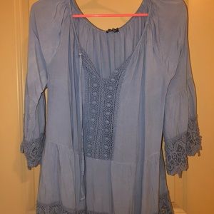 Boohoo off the shoulder top